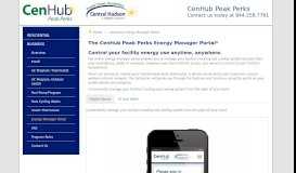 
							         CenHub Business Energy Manager Portal - Peak Perks								  
							    