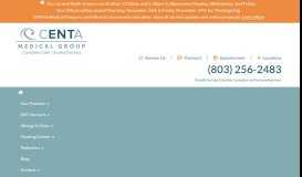 
							         CENTA Medical Group | ENT Medical Care in Columbia & Lexington SC								  
							    