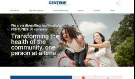 
							         Centene Corporation: Managed Care Solutions								  
							    