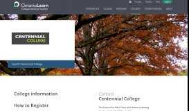 
							         Centennial College : ontariolearn								  
							    