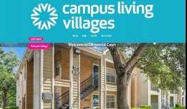 
							         centennial court, UTA housing - Campus Living Villages								  
							    