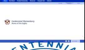 
							         Centennial Elementary / Homepage - Thompson School District								  
							    