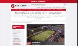 
							         Centennial High School - Centennial | Centennial Schools								  
							    
