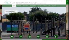 
							         Center Elementary School / Homepage - Travis Unified School District								  
							    