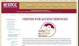 
							         Center for Access Services - Springfield Technical Community College								  
							    