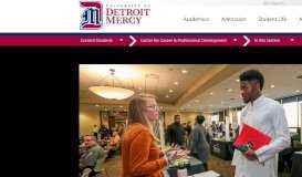 
							         Center for Career & Professional Development | University of Detroit ...								  
							    