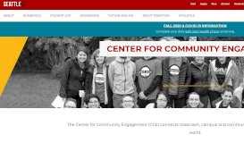 
							         Center for Community Engagement - Seattle University								  
							    