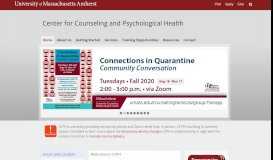 
							         Center for Counseling and Psychological Health | UMass Amherst								  
							    