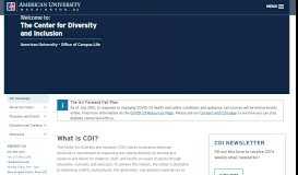 
							         Center for Diversity & Inclusion | American University | Washington DC ...								  
							    