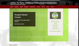 
							         Center For Early Childhood Professional Development ...								  
							    