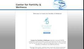 
							         Center for Fertility & Wellness								  
							    