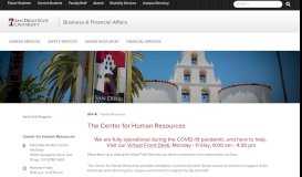 
							         Center for Human Resources | BFA | SDSU								  
							    