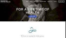 
							         Center For Lifetime Health								  
							    