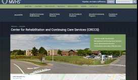 
							         Center for Rehabilitation and Continuing Care Services (CRCCS ...								  
							    