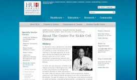 
							         Center for Sickle Cell Disease - Howard University								  
							    