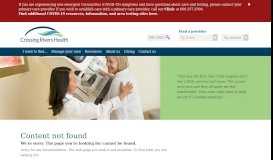 
							         Center for Specialty Care | Crossing Rivers Health								  
							    