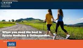 
							         Center For Sports Medicine & Orthopaedics | Orthopedic Surgeons ...								  
							    
