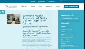 
							         Center For Women's Health | Langhorne, PA | Women's Healthcare ...								  
							    