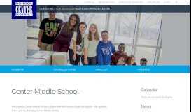 
							         Center Middle School - Center School District								  
							    
