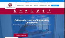 
							         Centerpoint - Orthopedic Health of Kansas City								  
							    
