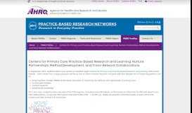 
							         Centers for Primary Care Practice-Based Research and Learning ...								  
							    