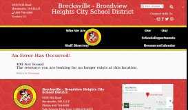 
							         Central Activities - Brecksville Broadview Heights City School District								  
							    
