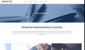 
							         Central Administration Controls - Egnyte								  
							    