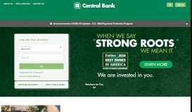 
							         Central Bank | For All of Your Banking Needs								  
							    