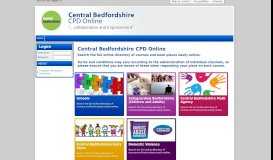 
							         Central Bedfordshire CPD online								  
							    