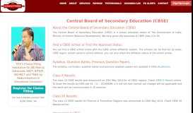 
							         Central Board of Secondary Education (CBSE)								  
							    