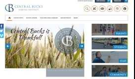 
							         Central Bucks School District / Homepage								  
							    