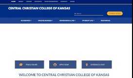 
							         Central Christian College of Kansas								  
							    