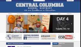 
							         Central Columbia School District: Home								  
							    