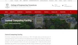 
							         Central Computing Facility - College of Engineering ... - CET								  
							    