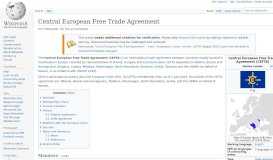 
							         Central European Free Trade Agreement - Wikipedia								  
							    