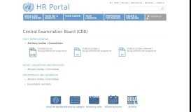 
							         Central Examination Board (CEB) | HR Portal								  
							    