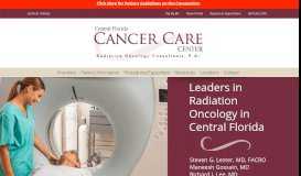 
							         Central Florida Cancer Care Center: Home								  
							    