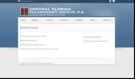 
							         Central Florida Pulmonary » Patient Forms								  
							    