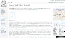 
							         Central High School (Detroit) - Wikipedia								  
							    