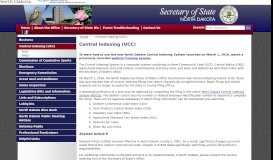 
							         Central Indexing (UCC) | Secretary of State								  
							    