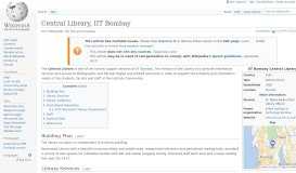 
							         Central Library, IIT Bombay - Wikipedia								  
							    