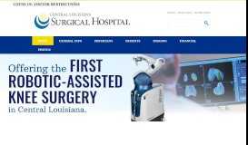 
							         Central Louisiana Surgical Hospital								  
							    