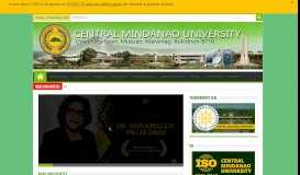 
							         Central Mindanao University | Academic Paradise of the South								  
							    
