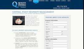 
							         Central Point Property Management - Quality Property Management								  
							    