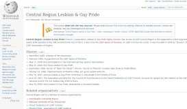 
							         Central Region Lesbian & Gay Pride - Wikipedia								  
							    