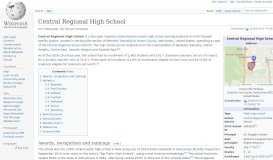 
							         Central Regional High School - Wikipedia								  
							    
