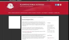 
							         Central Registration - Plainedge Public Schools								  
							    
