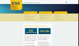 
							         Central States Indemnity (CSI) and CSI Life online portal for Medicare ...								  
							    