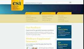 
							         Central States Indemnity (CSI) Medicare Supplement (Medigap) plans ...								  
							    
