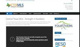 
							         Central Texas MLS - Strength in Numbers - CTXMLS								  
							    